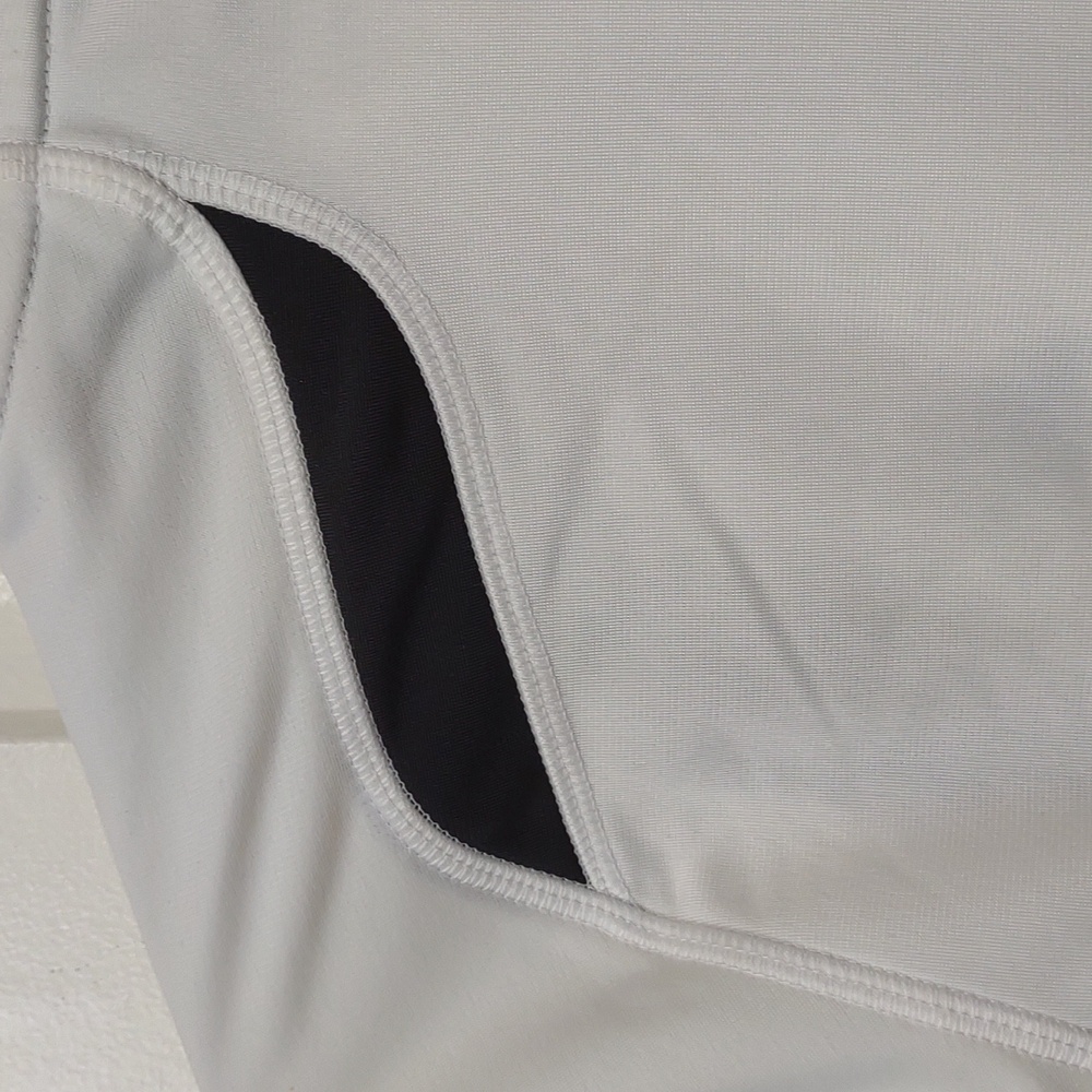 Adidas Women's Full Zip LS Stand Collar Snap HandWarmer Pockets Track Jacket Vtg - Picture 14 of 16